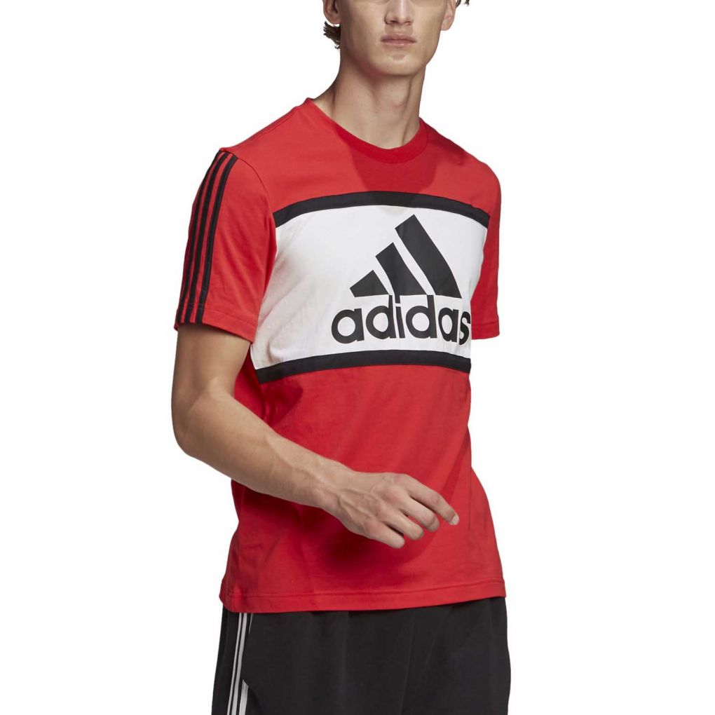 Adidas colorblock online t shirt