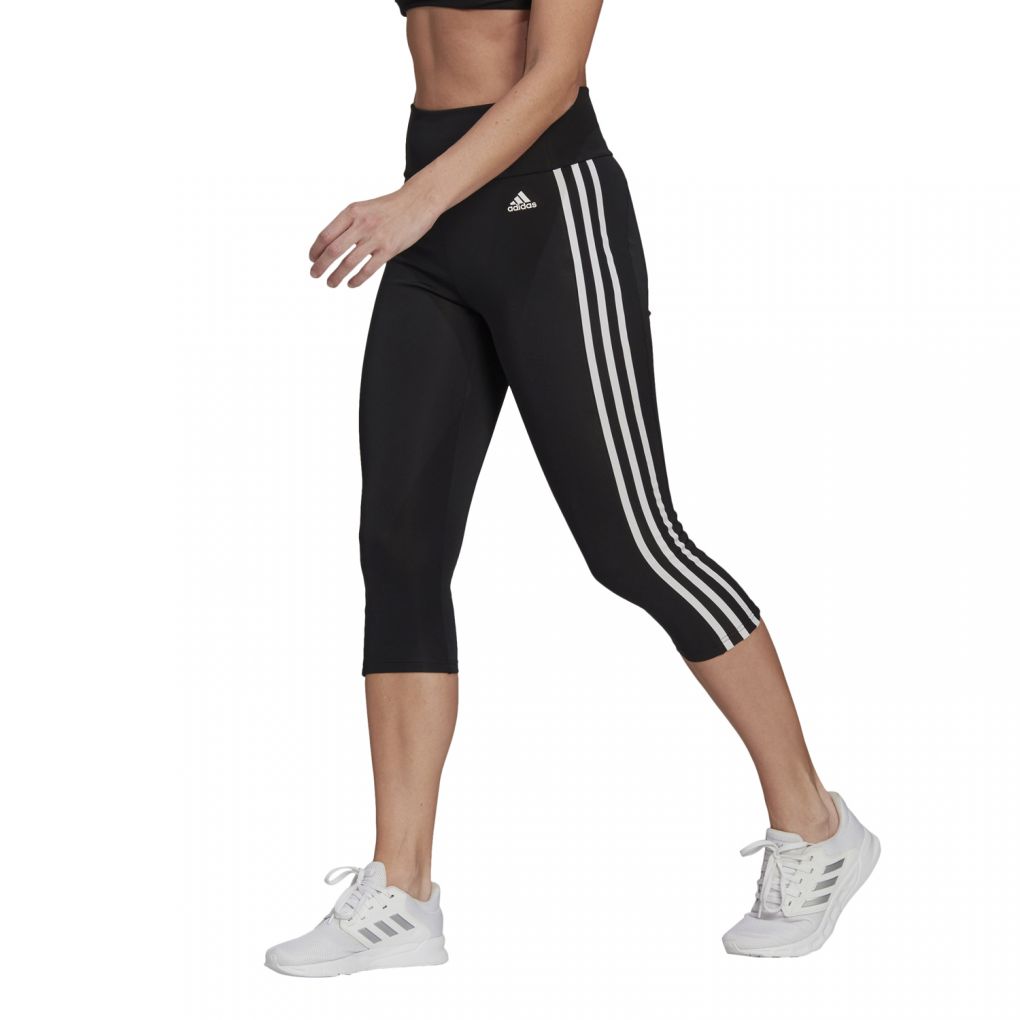 Adidas 3 stripe tights hotsell