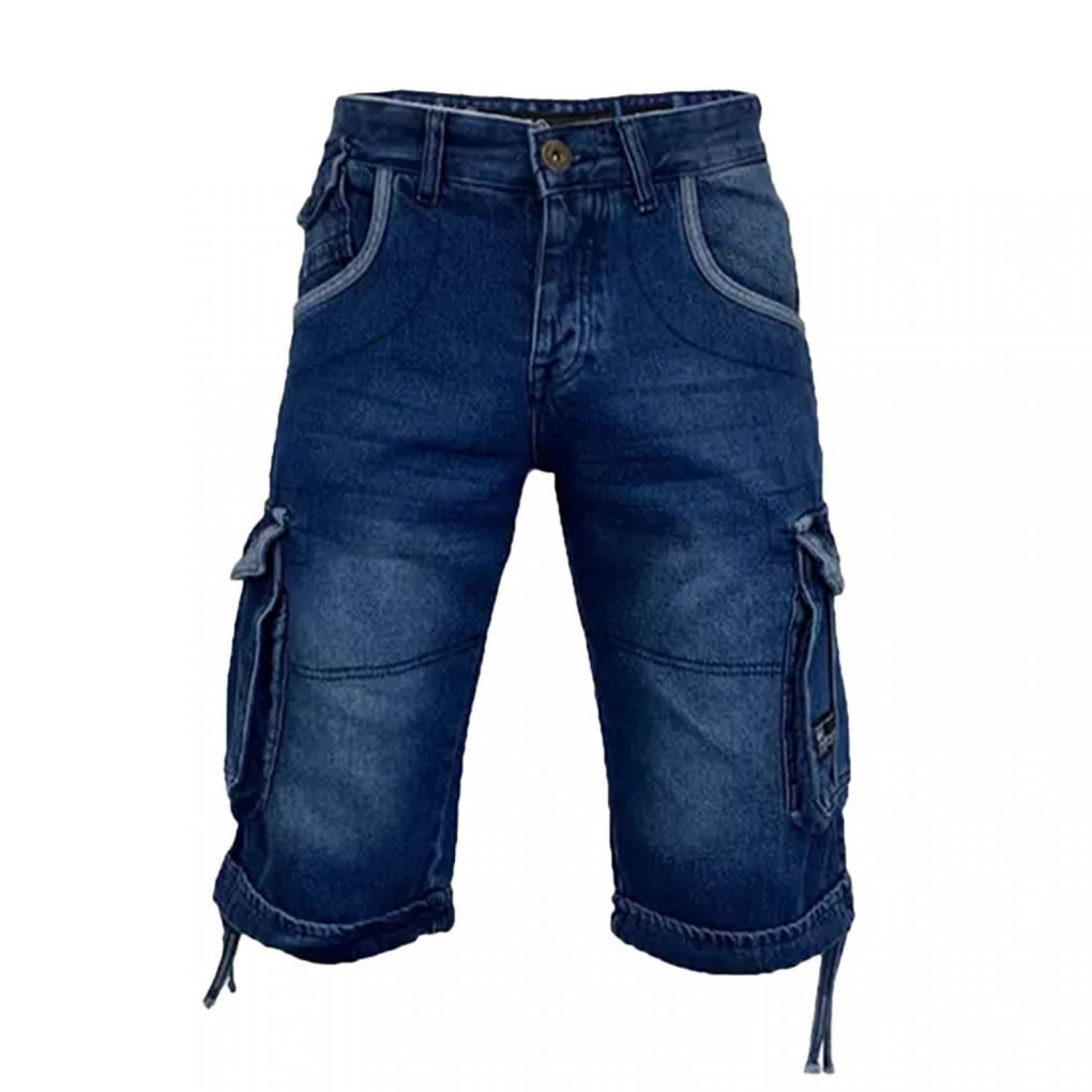 Crosshatch Newberg Denim Cargo Shorts M HeavenOfBrands