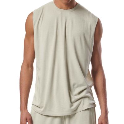 Body Action Natural Dye Sleeveless Tee M