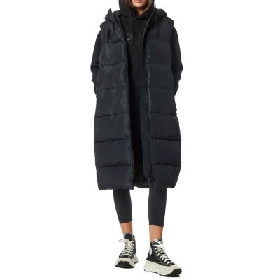 Body Action Knee-Length Hooded Puffer Gilet W