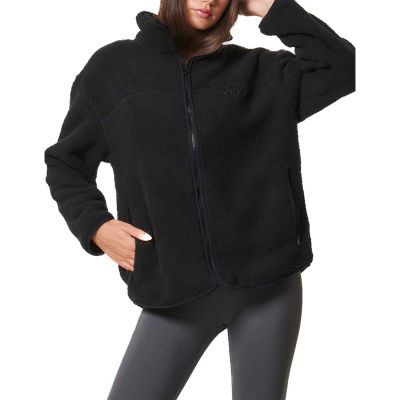 Body Action Zip Up Sherpa-Fleece Jacket W