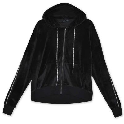 Bodytalk Velour Full-Zip Hoodie W