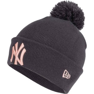 New Era MLB New York Yankees Bobble Knit Beanie