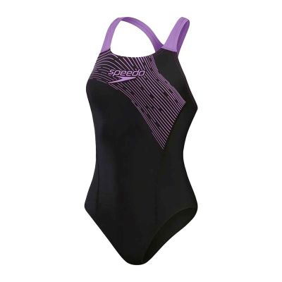 Speedo Logo 1-Piece Swimsuit W