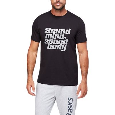 Asics 'Sound Mind Sound Body' T-Shirt M