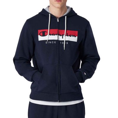 Champion Hooded Full Zip Sweater M