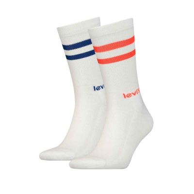 Levis Regular Cut Sport Stripe Socks 2-Pack