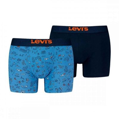 Levis Beach Go AOP Boxer Briefs 2-Pack M