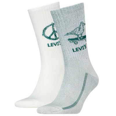 Levis Regular Cut Graphic Socks 2-Pack M