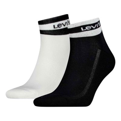 Levis Mid Cut Short Socks 2-Pack