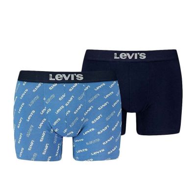 Levis Logo AOP Boxer Briefs 2-Pack M