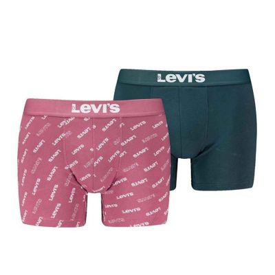 Levis Logo AOP Boxer Briefs 2-Pack M