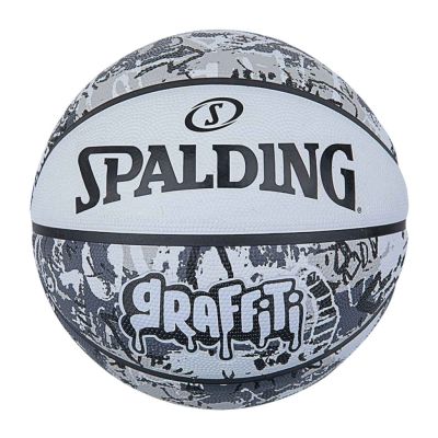 Spalding White Graffiti Basketball
