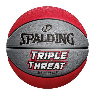 Spalding Triple Threat Rubber Basketball