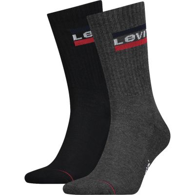 Levis Regular Cut Logo Socks 2-Pack