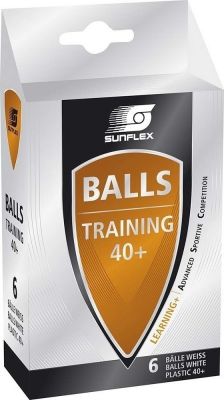 Sunflex Ping Pong Training Balls (6 Packs)