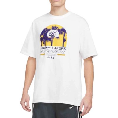 Nike Los Angeles Lakers Courtside Max 90 T-Shirt M