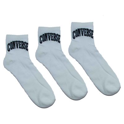 Converse Quarter Socks 3-Pack M