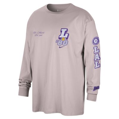 Nike NBA Los Angeles Lakers Courtside Longsleeve Tee M