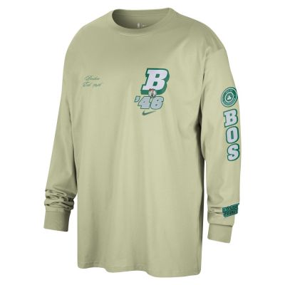 Nike NBA Boston Celtics Courtside Longsleeve Tee M