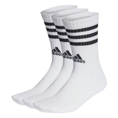 adidas 3-Stripes Cushioned Crew Socks 3 Pairs