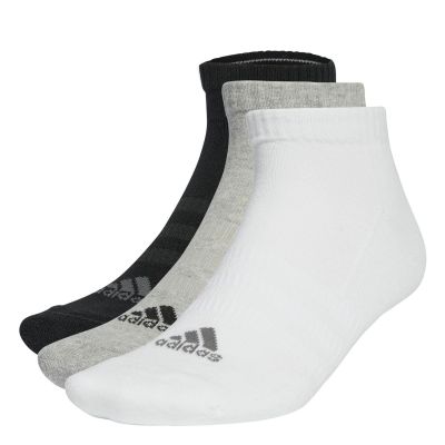 adidas 3-Stripes Cushioned Low Cut Socks 3 Pairs