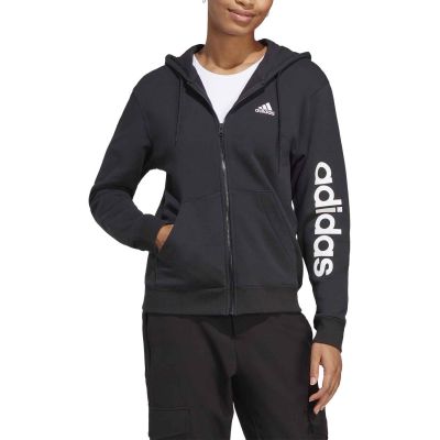 adidas Essentials Linear Full-Zip French Terry Hoodie W
