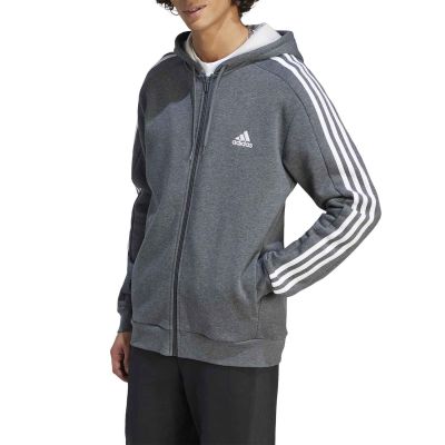 adidas Essentials Fleece 3-Stripes Full-Zip Hoodie M