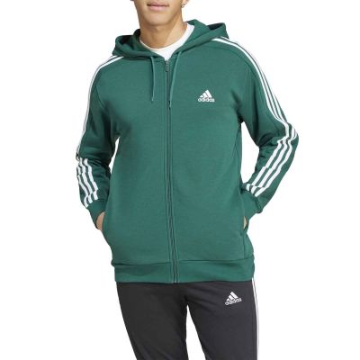 adidas Essentials Fleece 3-Stripes Full-Zip Hoodie M