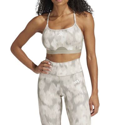 adidas Aeroreact Light-Support Allover Print Bra W
