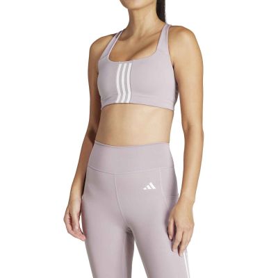 adidas Powerimpact Training Medium-Support 3-Stripes Bra W