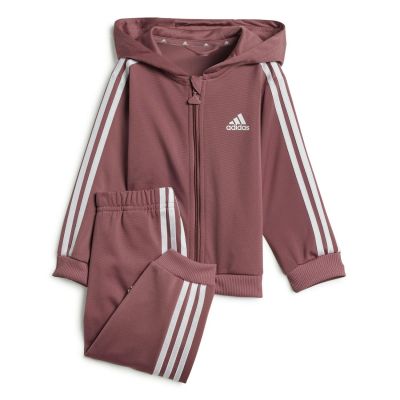 adidas Essentials Shiny Hooded Track Suit Inf