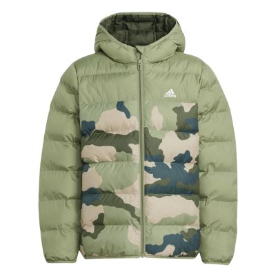 adidas Synthetic Down Allover Print Jacket K