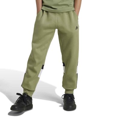 adidas Tiberio 3-Stripes Colorblock Fleece Joggers K
