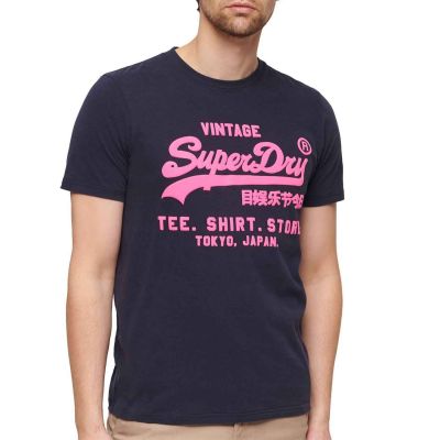 Superdry Vintage Logo Neon T-Shirt M
