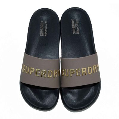 Superdry Logo Vegan Pool Slides M