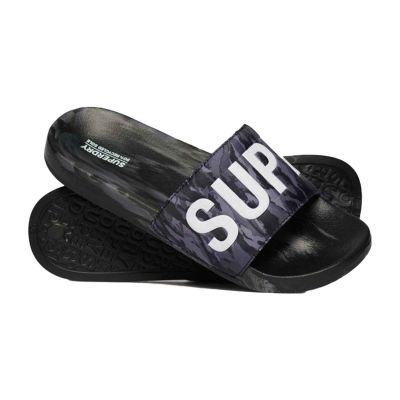 Superdry Camo Vegan Pool Slides M