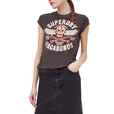Superdry Embellished Poster Sleeveless Tee W