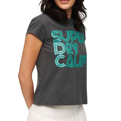 Superdry Retro Glitter Sleeveless Tee W