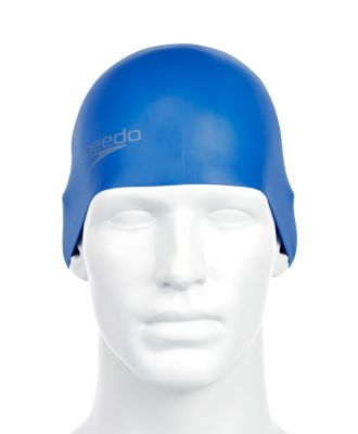 Speedo Plain Moulded Silicone Cap U