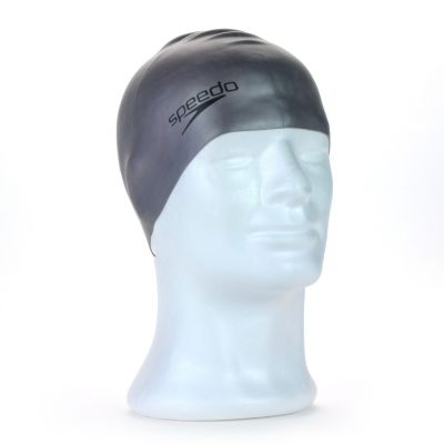 Speedo Plain Moulded Silicone Cap U