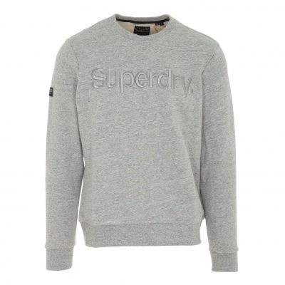Superdry Tonal Embroidered Logo Sweater M
